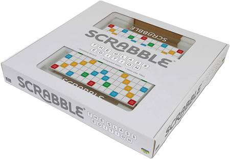 OUTLET Scrabble The Glass Edition Gra w słowa planszowa