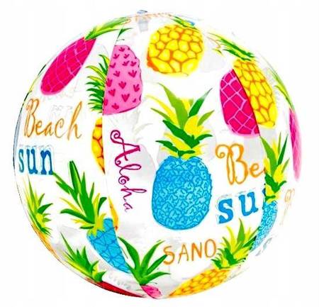 Piłka plażowa do wody ananasy basenowa dziecięca