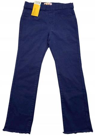 Spodnie dziewczęce jeansy tregginsy 110/116