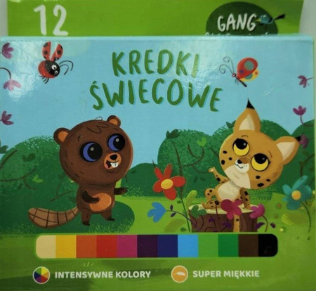 kredki świecowe gang słodziaków